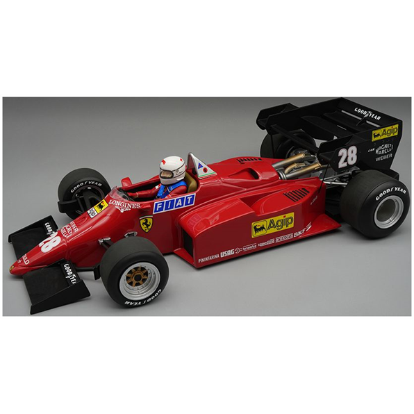 Ferrari 126 C4-M2 1984 European GP #28 R. Arnoux w/Driver Figure