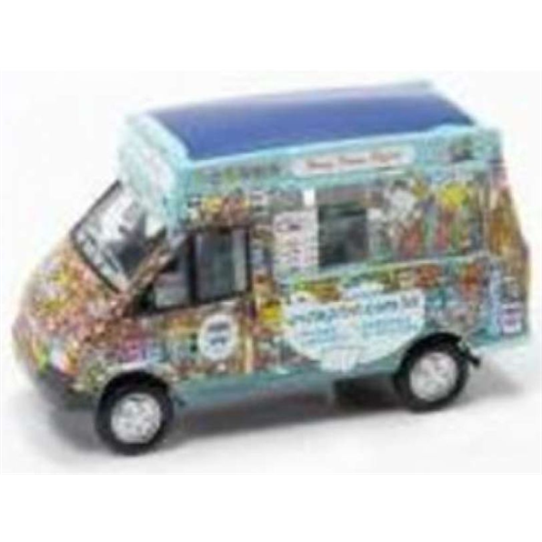 Ice Cream Van Uncle Print Blue/Multicolor