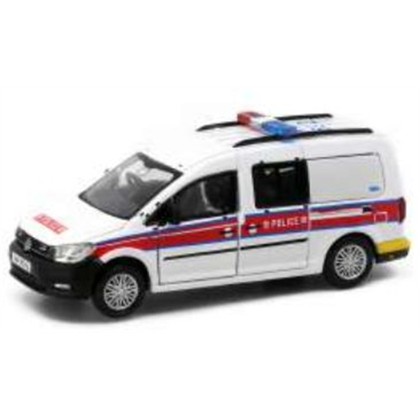 VW Caddy Police White/Red
