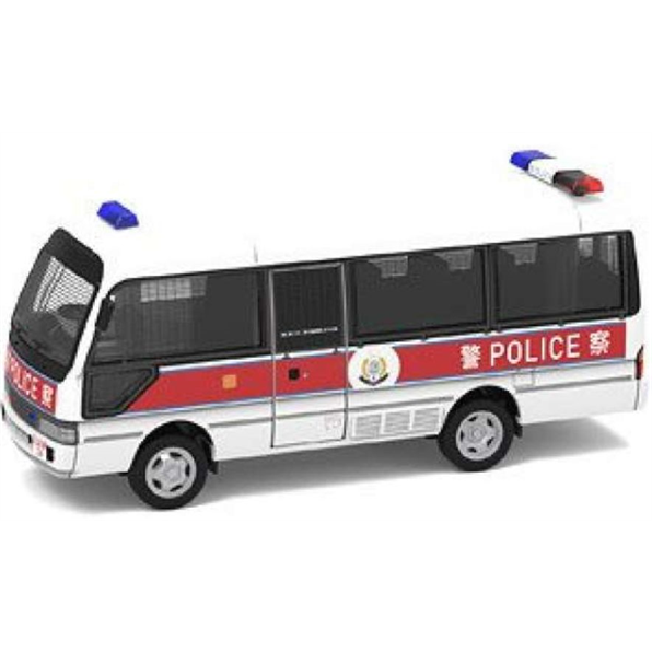 Toyota Coaster Police PTU White/Red