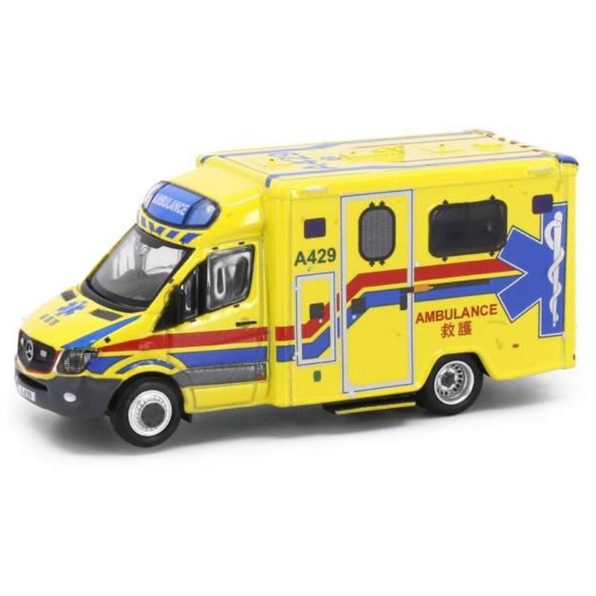 Mercedes Benz Sprinter FL HKFSD Ambulance Yellow/Red/Blue