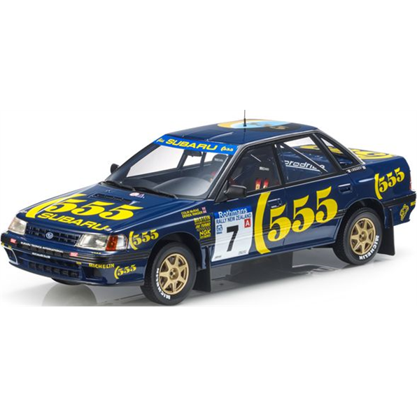 Subaru Legacy Rallye New Zealand Winner Colin McCrae Derek Ringer #7 Blue 1993