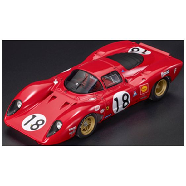 Ferrari 312P Coupe 1969 #18 P.Rodriguez D.Piper 24H Le Mans 1969 'Finish Line'