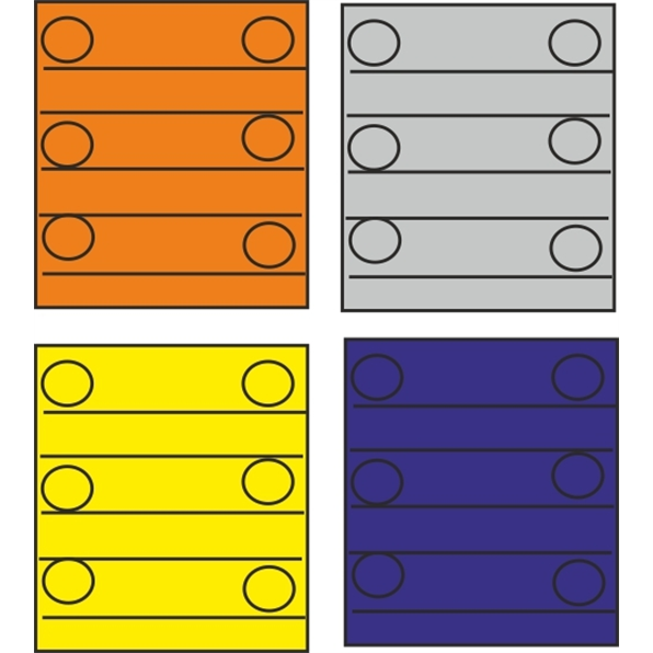 Container Blocks - 4 colours Harbour Models