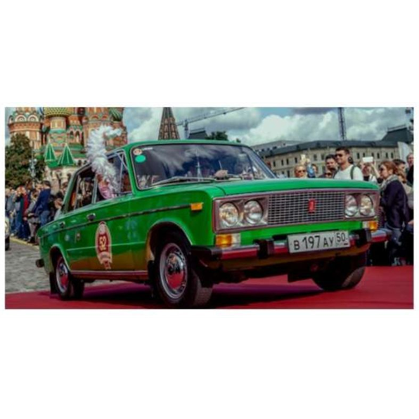 Lada 2106 1976 Bright Green (ral6018) with Brown Interior