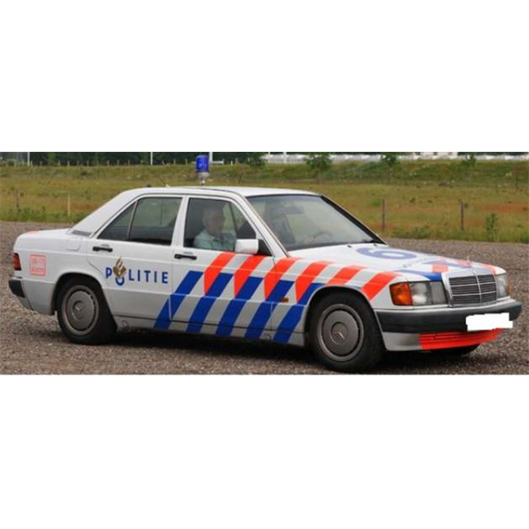 Mercedes 190 W201 1993 Dutch Police White/Orange/Blue
