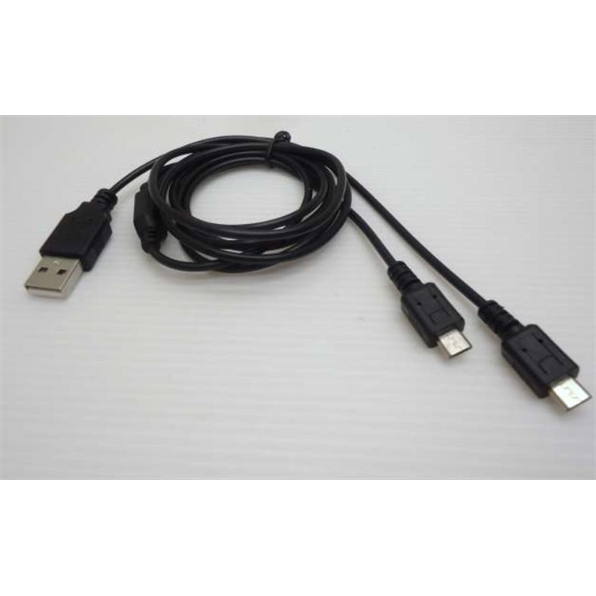 120cm USB Cable to 2 x Micro USB Works with All Display Cases