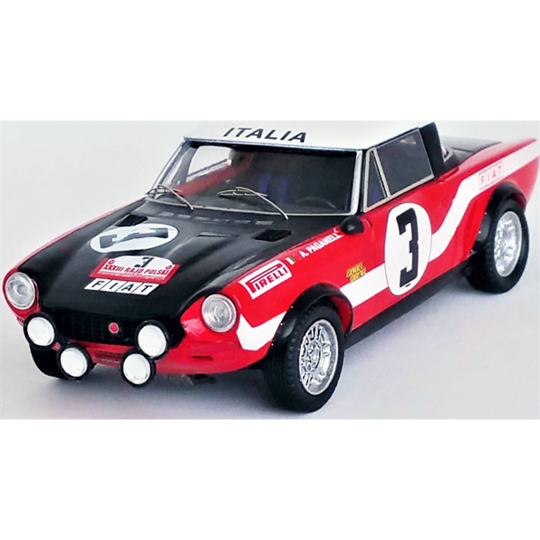 Fiat 124 Abarth Rally of Poland 1973 #3 Alcide Paganelli/Ninni Russo
