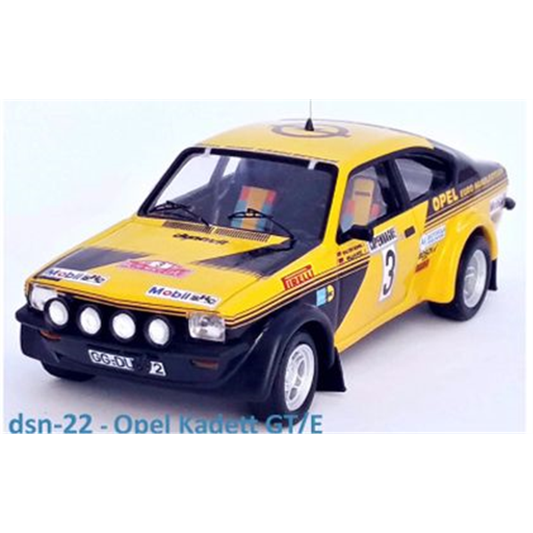 Opel Kadett GT/E Monte Carlo Rally 1977 Walter Rohrl/Willi-Peter Pitz