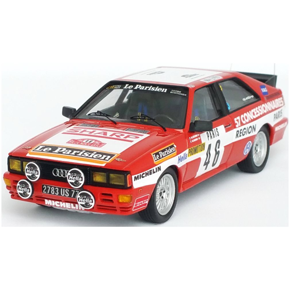 Audi Quattro Monte Carlo Rally 1982 Henry Cochin/Morin