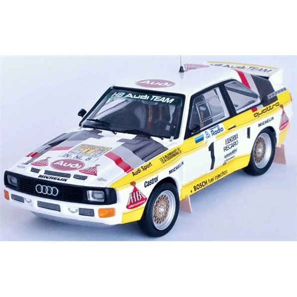 Audi Sport Quattro 2nd Swedish Rally 1985 #1 Stig Blomqvist/Bjorn Cederberg