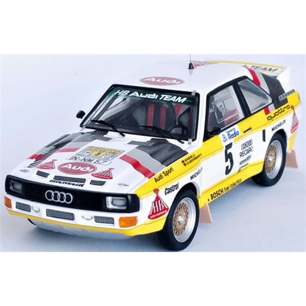 Audi Sport Quattro Swedish Rally 1985 #5 Walter Rohrl/Christian Geistdorfer