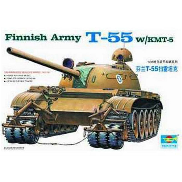 T-55 w/KMT-5 Finnish Army