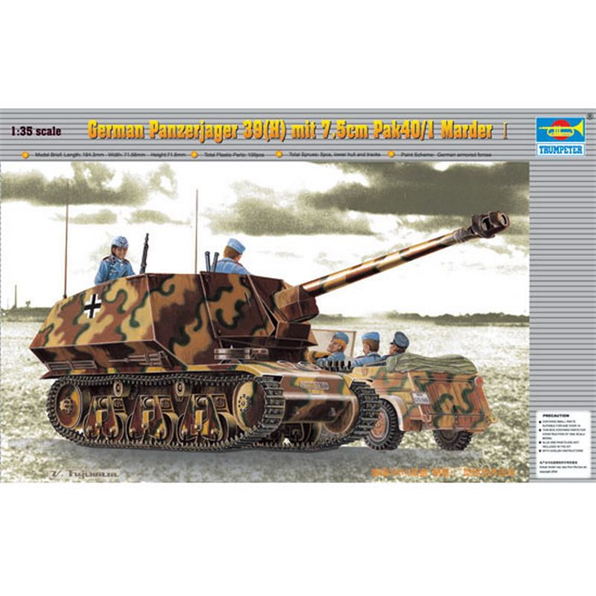 Panzerjager 39H mit PaK40/3 75mm Marder I