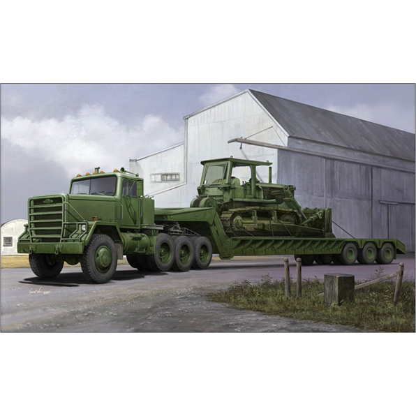 M920 Tractor towing M870A1 Semi-Trailer