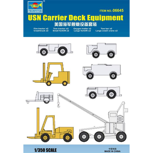 USN Carrier Deck Equipment (8 types, 2 Ea)