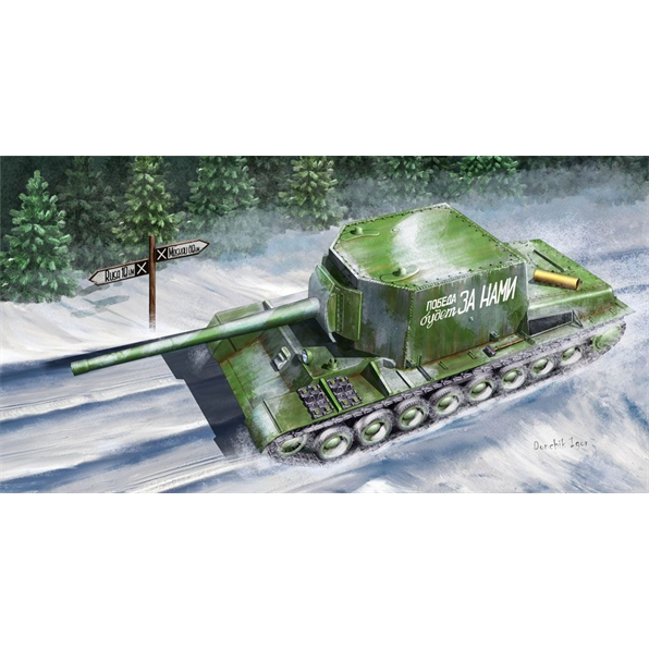 Soviet SU-100U Tank Destroyer