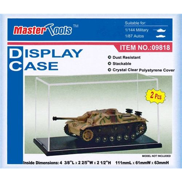 Display Case 111 x 61 x 63mm (qty 2)
