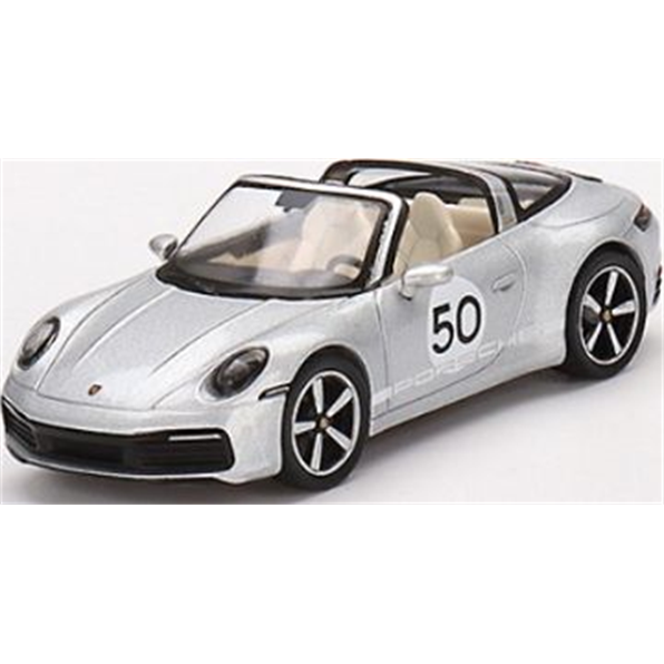 Porsche 911 Targa 4S Heritage Design Edition GT Silver Metallic (LHD)