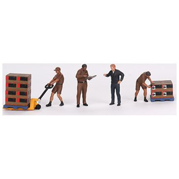 UPS Driver and Workers Figures