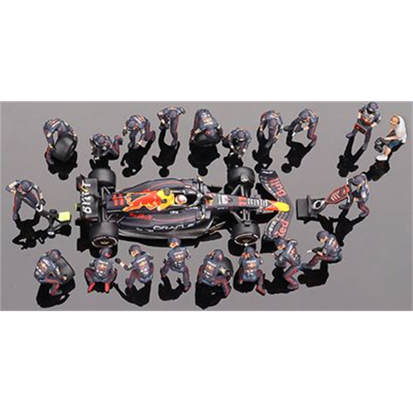 Oracle Red Bull RB18 #11 S.Perez 2022 Abu Dhabi GP F1 Pit Crew Set