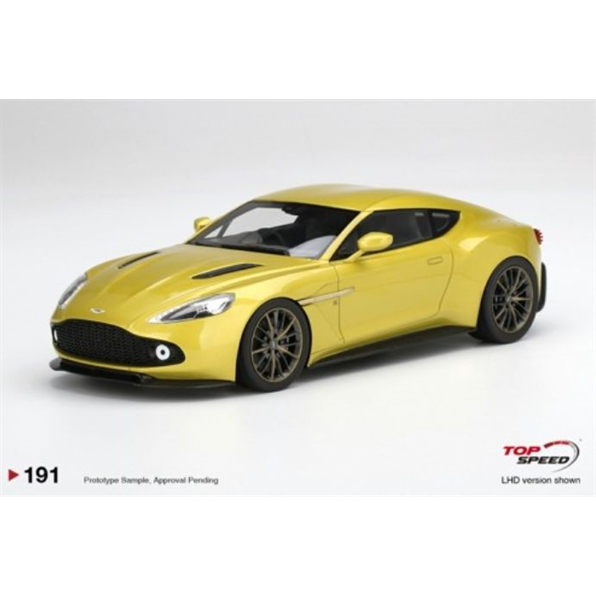 Aston Martin Vanquish Zagato Cosmopolitan Yellow