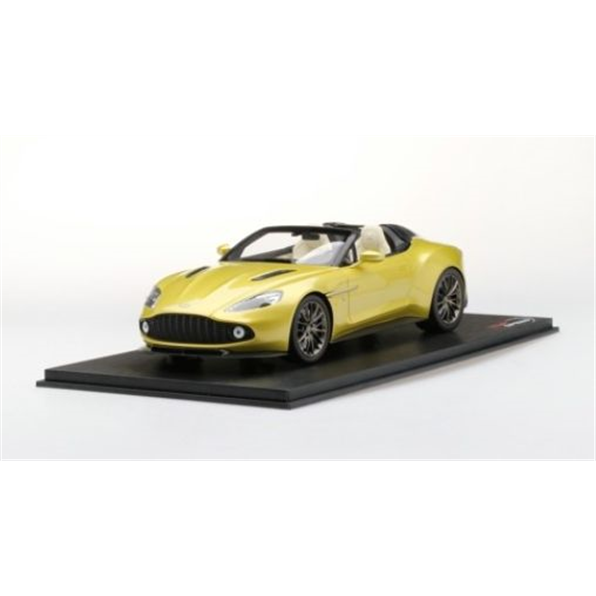 Aston Martin Vanquish Zagato Speedster Cosmopolitan Yellow