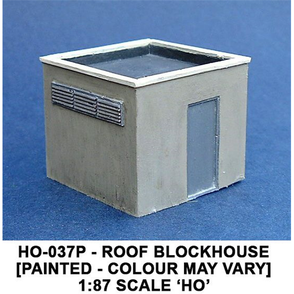 Roof block House (Painted)