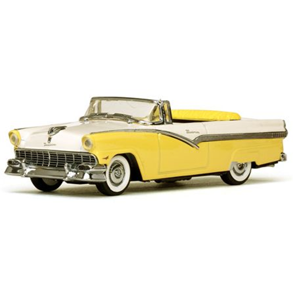 Ford Fairlane Open Convertible Goldenglow Yellow/Colonial White 1956