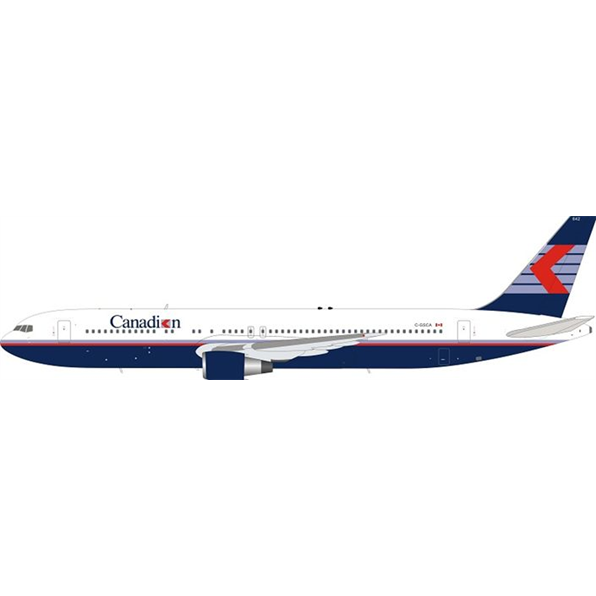 Boeing 767-300 Canadian Airlines C-GSCA with Stand