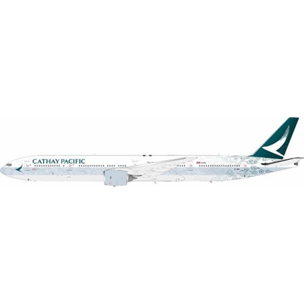 Boeing 777-367 Cathay Pacific Airways Spirit of Hong Kong B-HNK w/Stand