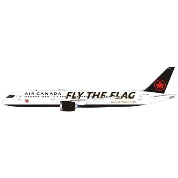 Boeing 787-9 Dreamliner Air Canada C-FVLQ Fly The Flag w/Stand