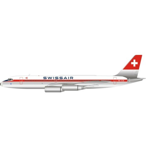 Convair 990A Swissair Coronado (30A-6) HB-ICB with Stand