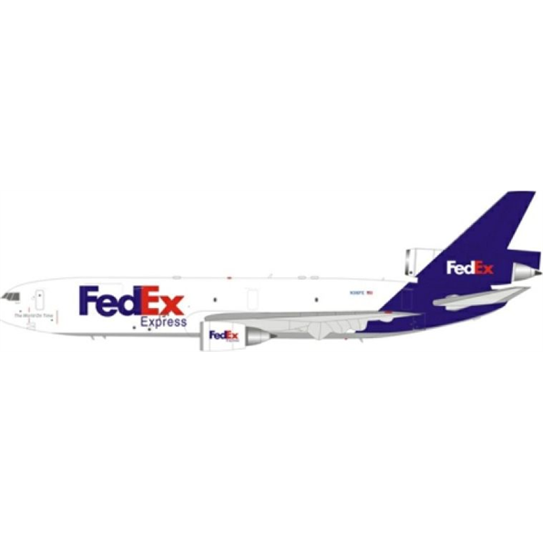 McDonnell Douglas (Boeing) MD-10-30F Fedex Federal Express N316FE w/Stand
