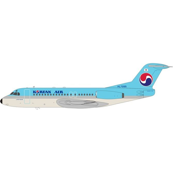 Fokker F-28-4000 Korean Air Fellowship HL7265 w/Stand