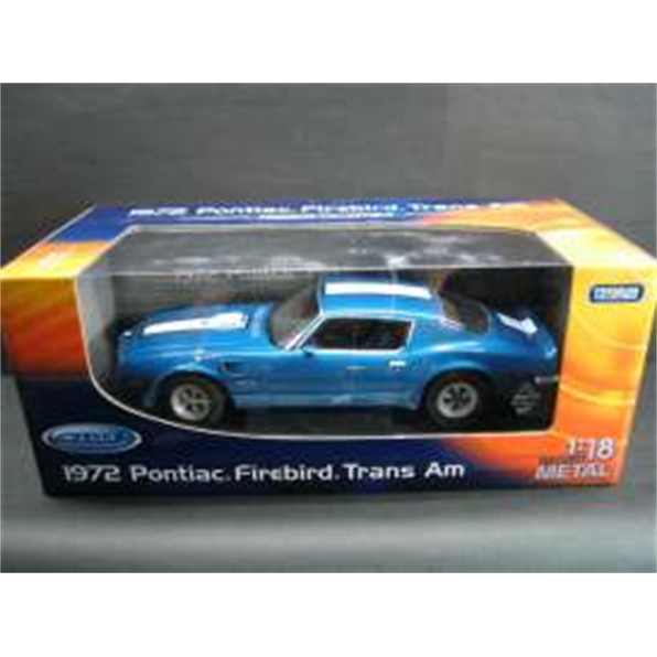 Pontiac Firebird Trans Am 1972 Blue/white