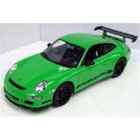 Porsche 911 (997) GT3 RS Coupe - Green (Black Wheels) (1:18)