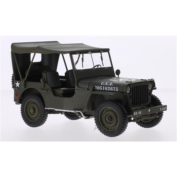 Jeep Willys greeen U.S. Army (Closed)