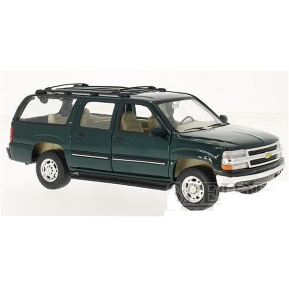 Chevrolet Suburban, met. dark green, 2001