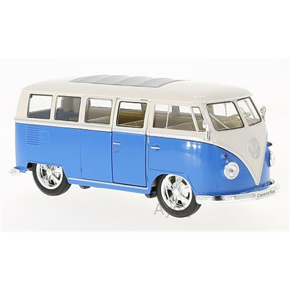 VW T1 Bus 1962 Lowrider - Blue/White(1:24)