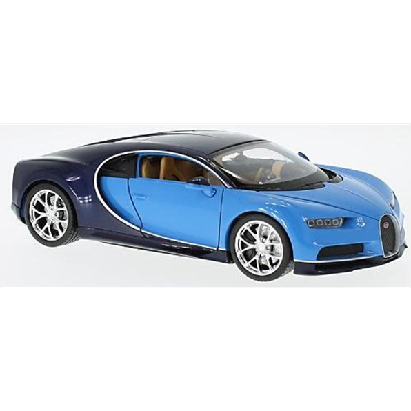 Bugatti Chiron, blue, 2016