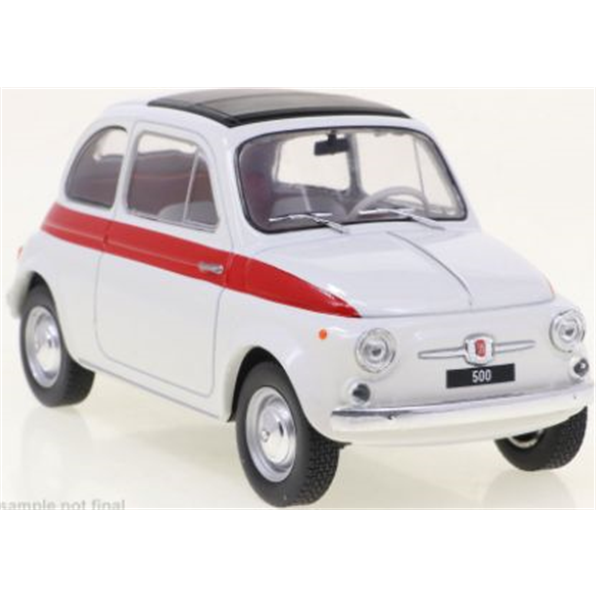 Fiat 500 White/Red 1960
