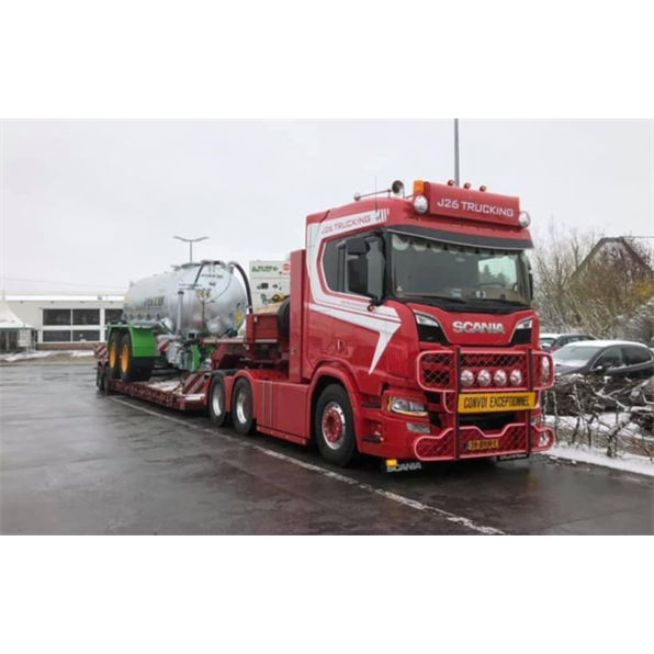 Scania R Normal CR20N 6x2 Tag Axle Low Loader Euro 'J26 Trucking B.V.'