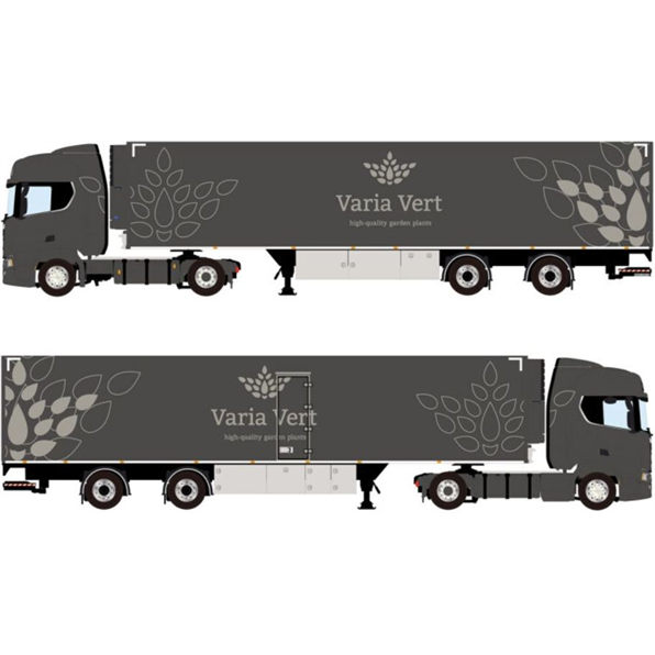 Scania R Highline CR20H 4x2 + Reefer Trailer 2 Axle 'Varia-Vert BV'