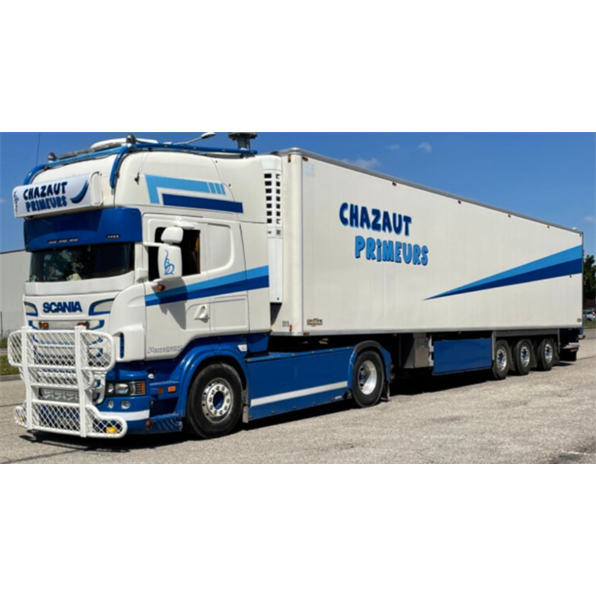 Scania R6 Topline 4x2 Reefer Trailer 3 Axle 'Chazaut Primeurs'
