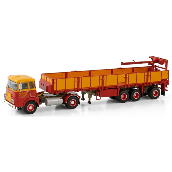FTF F Series (Old Cab) 4x2 Classic Brick Trailer 3 Axle 'GEBR. Greving'