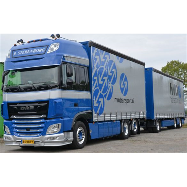 DAF XF Super Space Cab MY2017 6x2 Tag Axle Riged Curtainside Combi R. Sterenborg'