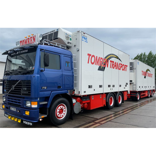 Volvo F12 6x2 Tag Axle Riged Combi Refrigerated Truck 6 Axle 'Tomren'