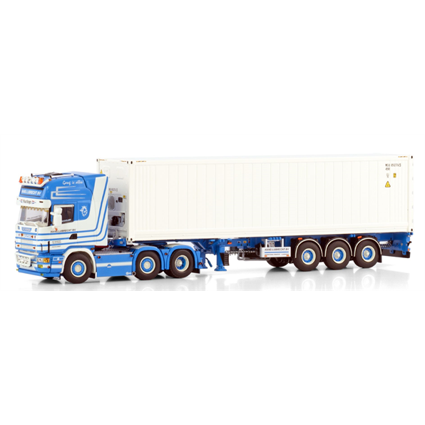 Scania R4 Topline 6x2 Twinsteer Trailer w/40ft Reefer Container Hans Lubrecht BV