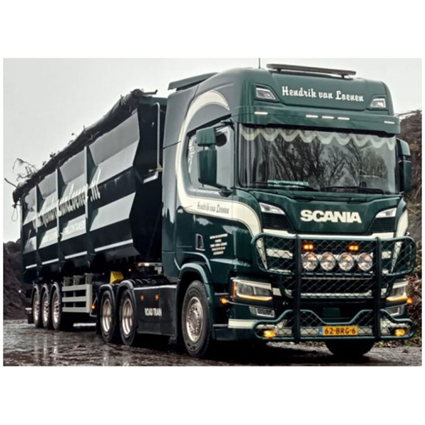 Scania R Highline CR20H 6x2 Tag Axle Tipper Volume Trailer Hendrik Van Loenen